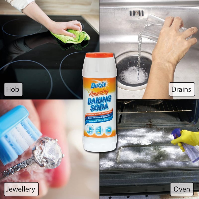 Duzzit Amazing Baking Soda Multi Purpose Household Cleaner, 500 gram - Image 2